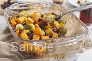 Roasted Butternut and Brussel Sprouts - Set 2