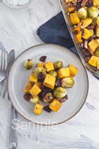 Roasted Butternut and Brussel Sprouts - Set 3