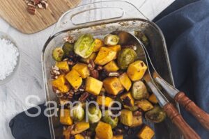 Roasted Butternut and Brussel Sprouts - Set 3