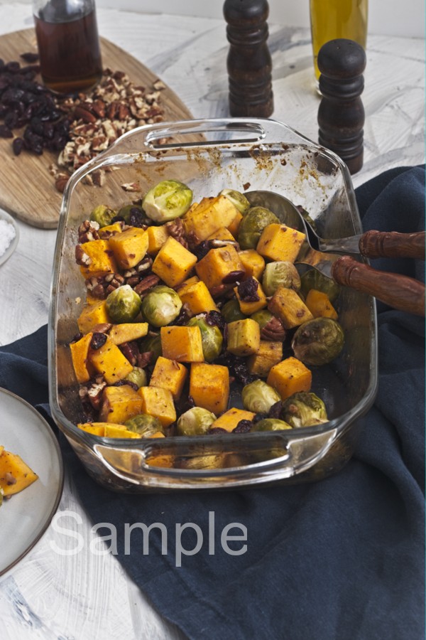 Roasted Butternut and Brussel Sprouts - Set 3