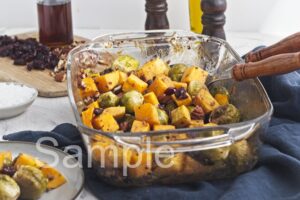 Roasted Butternut and Brussel Sprouts - Set 3