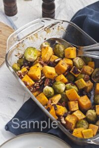 Roasted Butternut and Brussel Sprouts - Set 3