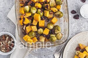 Roasted Butternut and Brussel Sprouts - Set 4