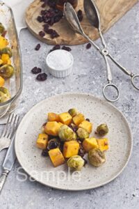 Roasted Butternut and Brussel Sprouts - Set 4
