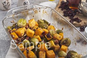 Roasted Butternut and Brussel Sprouts - Set 4