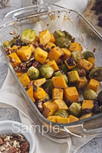 Roasted Butternut and Brussel Sprouts - Set 4
