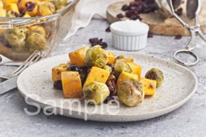 Roasted Butternut and Brussel Sprouts - Set 4