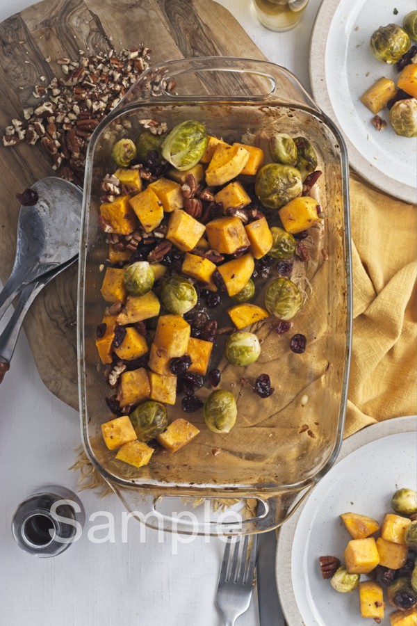 Roasted Butternut and Brussel Sprouts - Set 5