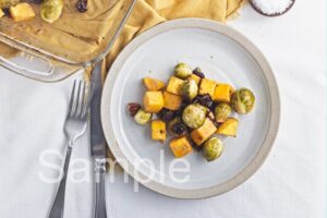 Roasted Butternut and Brussel Sprouts - Set 5