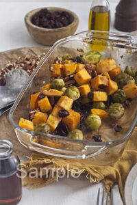 Roasted Butternut and Brussel Sprouts - Set 5
