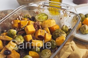 Roasted Butternut and Brussel Sprouts - Set 5