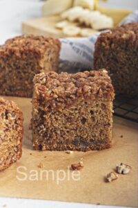 Banana Coffee Cake - Set 1